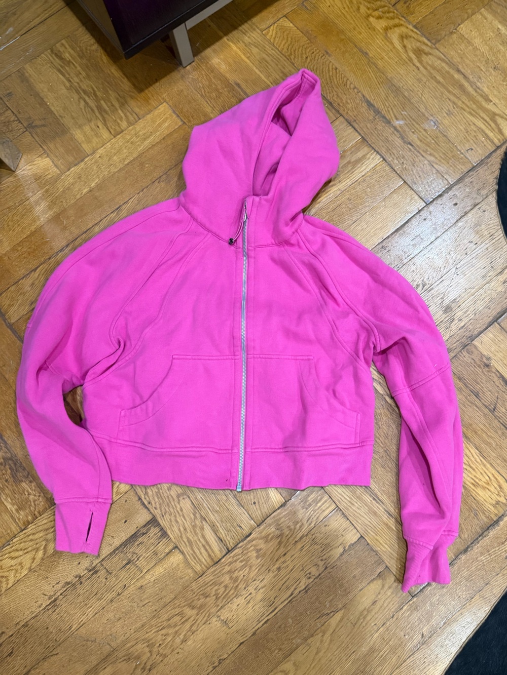 Women's Pink Fleece Zip Jacket